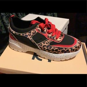 Akira Chunky Leopard Sneakers